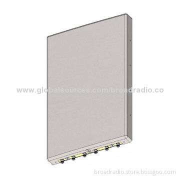 824-960MHz Dual-slant Tri-beam 19dBi Base Station Panel Antenna, 50-110mm Pole Diameter
